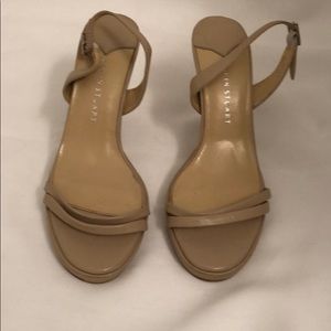 Colin Stuart strappy high heel sandals size 6